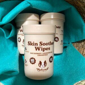 Natural Dog Company Skin Soother Wipes 3-pack
